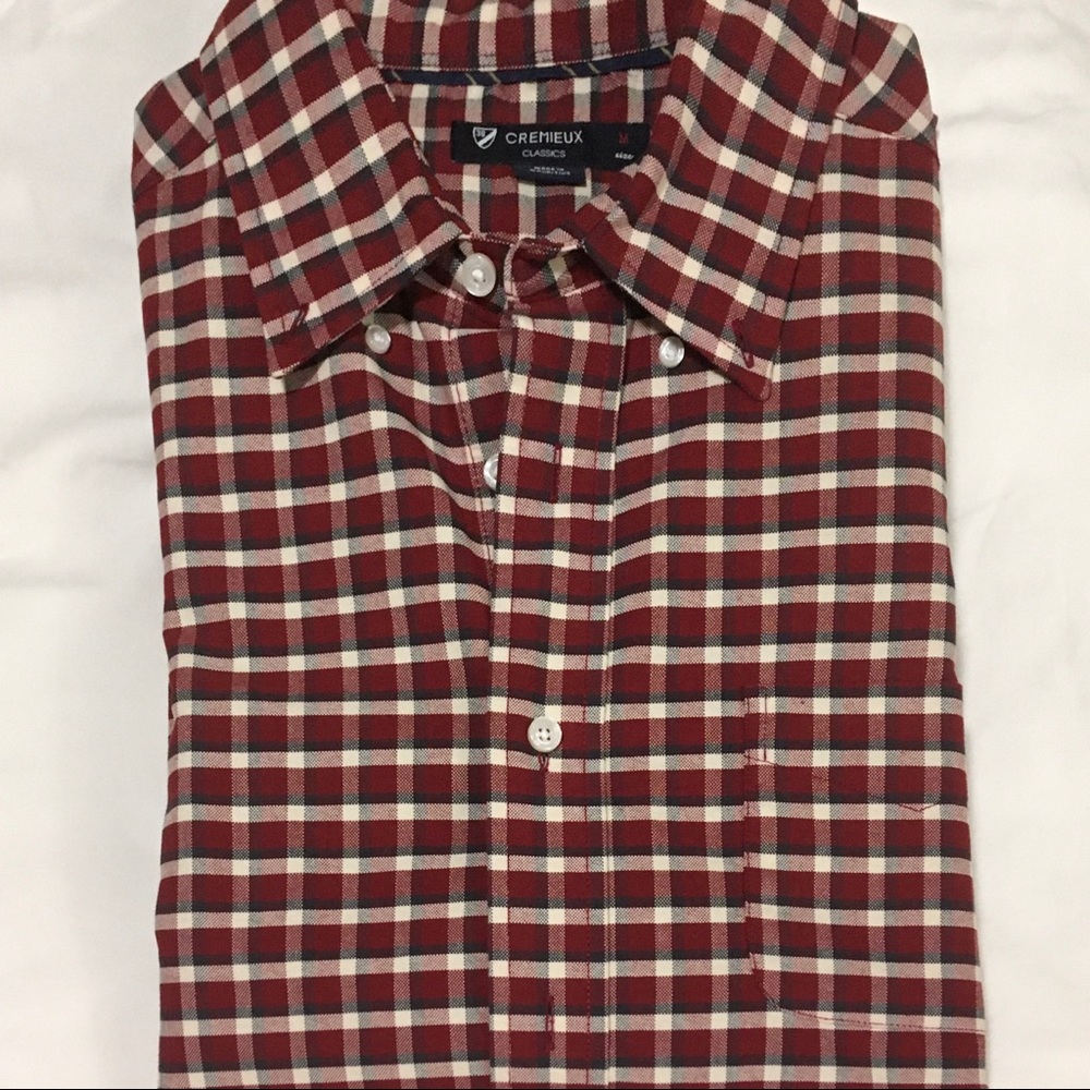 Mens CREMIEUX Long Sleeve Button up dress shirt